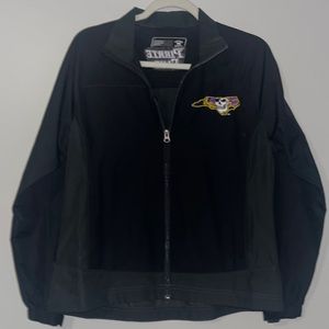 NWT Women’s East Carolina University Pirates ECU Gray Full Zip Jacket size XL